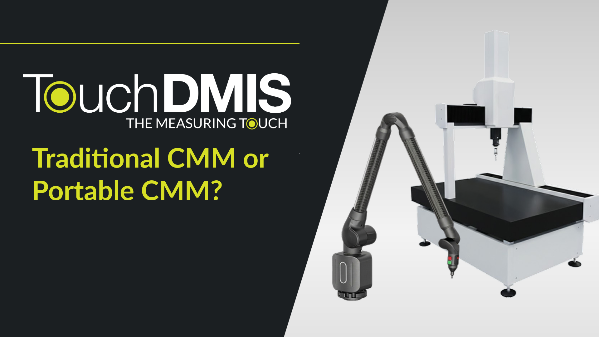 Traditional CMM Portable CMM
