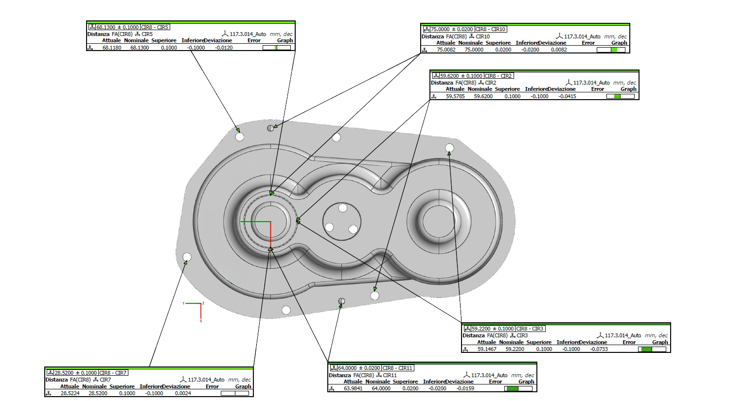 TouchDMIS Advanced Graphical Report